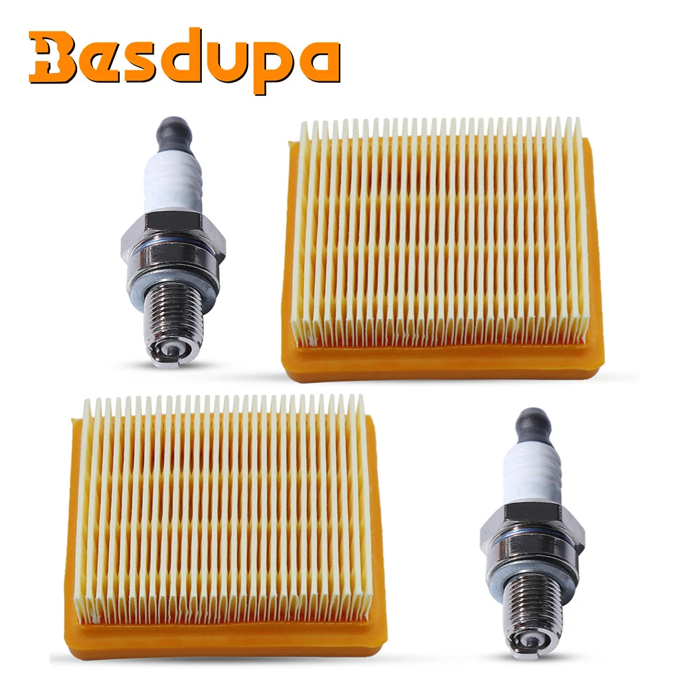 La Candela Del Filtro Dell'Aria Da 2 Pezzi Sostituisce La Parte 4180-141-0300 Adatta A Stihl Fs91 Fc91 Fc96 Fs111 Fs111R Molti Modelli Di Rifinitore A
