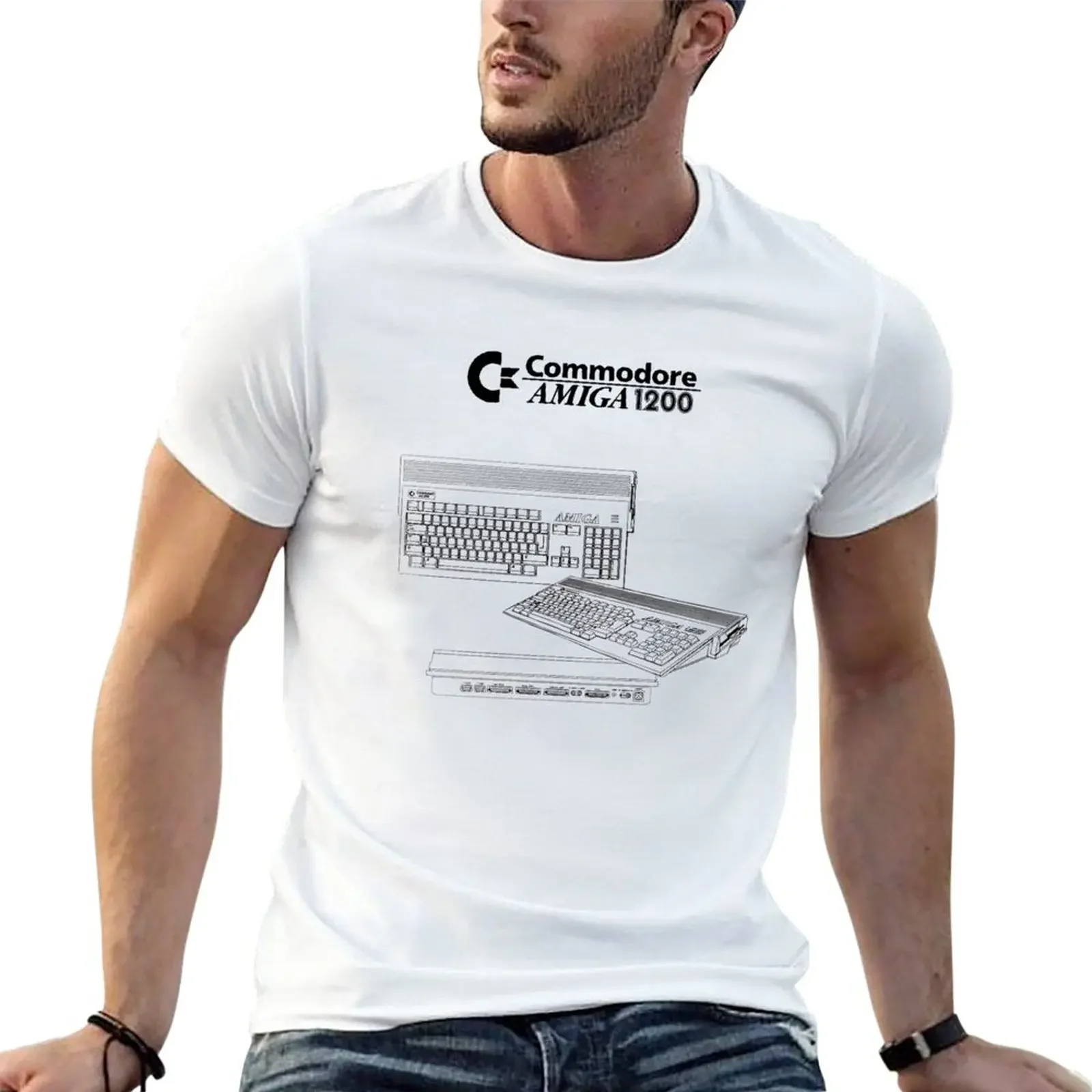 Commodore Amiga 1200 T-Shirt Felpe Magliette Per Uomo Pack