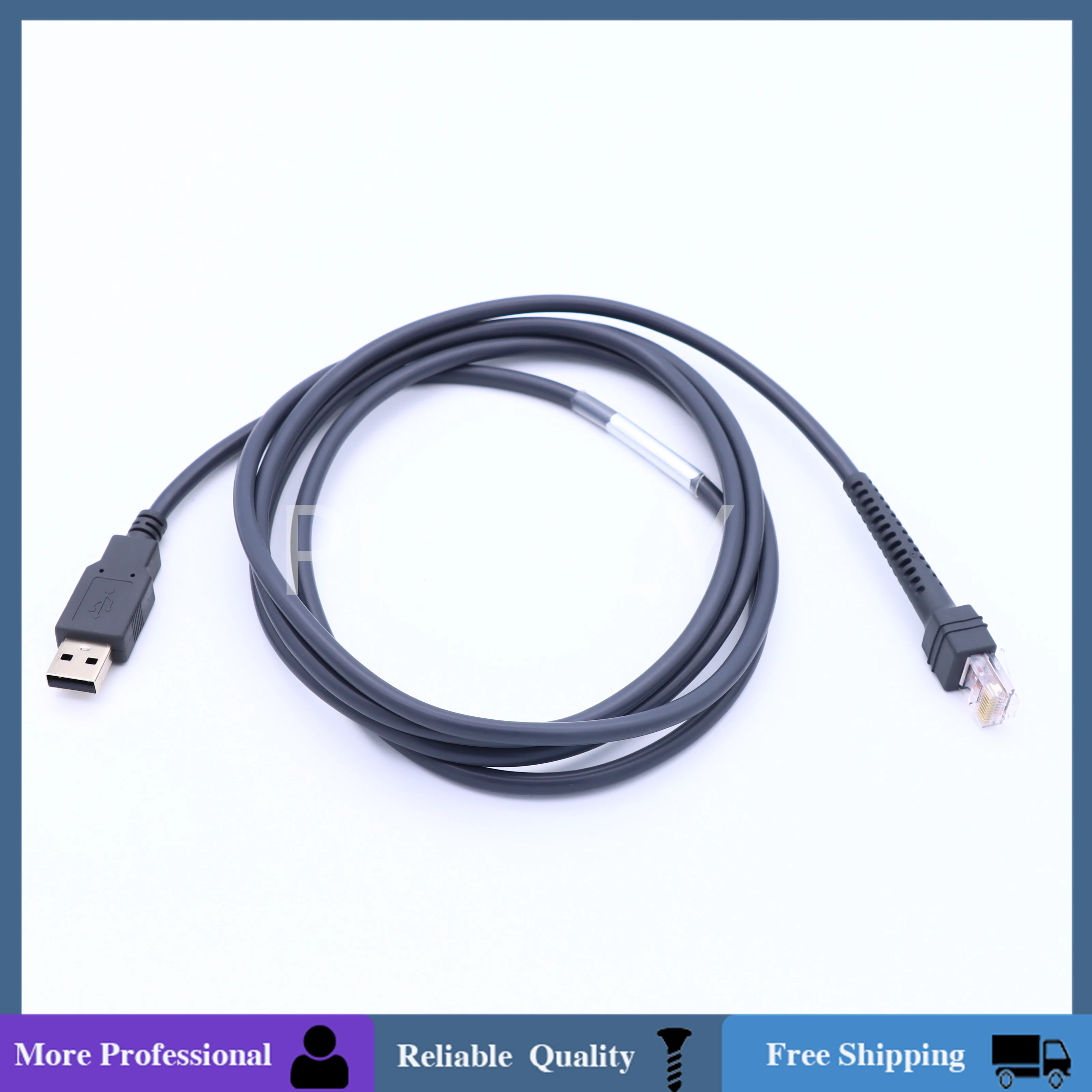 Cavo Dati Usb Linea Cab-U01-S07Zar Per Zebra Symbol Ls2208 Ls4278 Ds4208 Ds4308 Ds6708 Ds6878 Ds9208 Ds9808 Scanner Di Codici A Barre