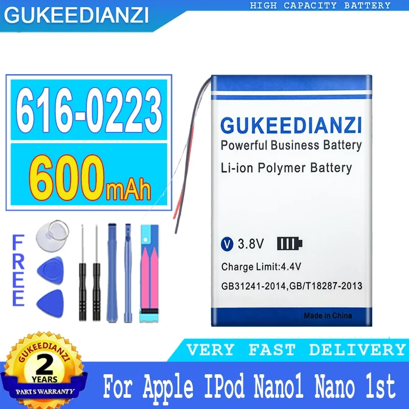 Batteria 600Mah Per Apple Ipod Nano1 Nano 1St Generation1 Gen Nano 1 A1137 4Gb 2Gb 1Gb Batterie Smartphon