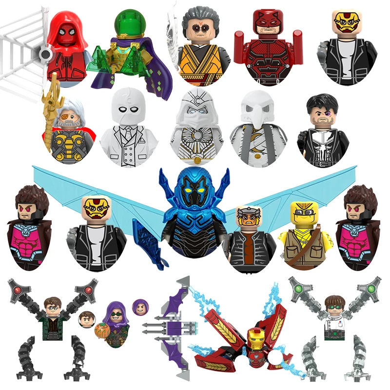 Y Marvel Legends Mysterio Moon Knigt Building Blocks Giocattoli Regali Per Minifigure Mini Action Figures Regali Educativi