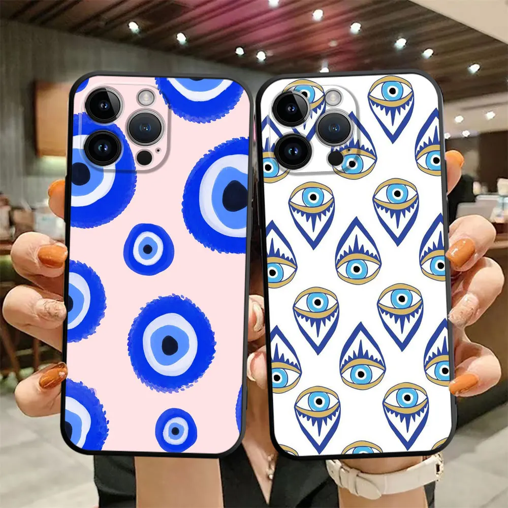 Custodia Per Telefono Con Stampa Lucky Eye Blue Evil Eye Per Motorola Moto G200 5G G9 Plus One Fusion Plus Edge 40 Pro Edge 30 Neo Edge Cover