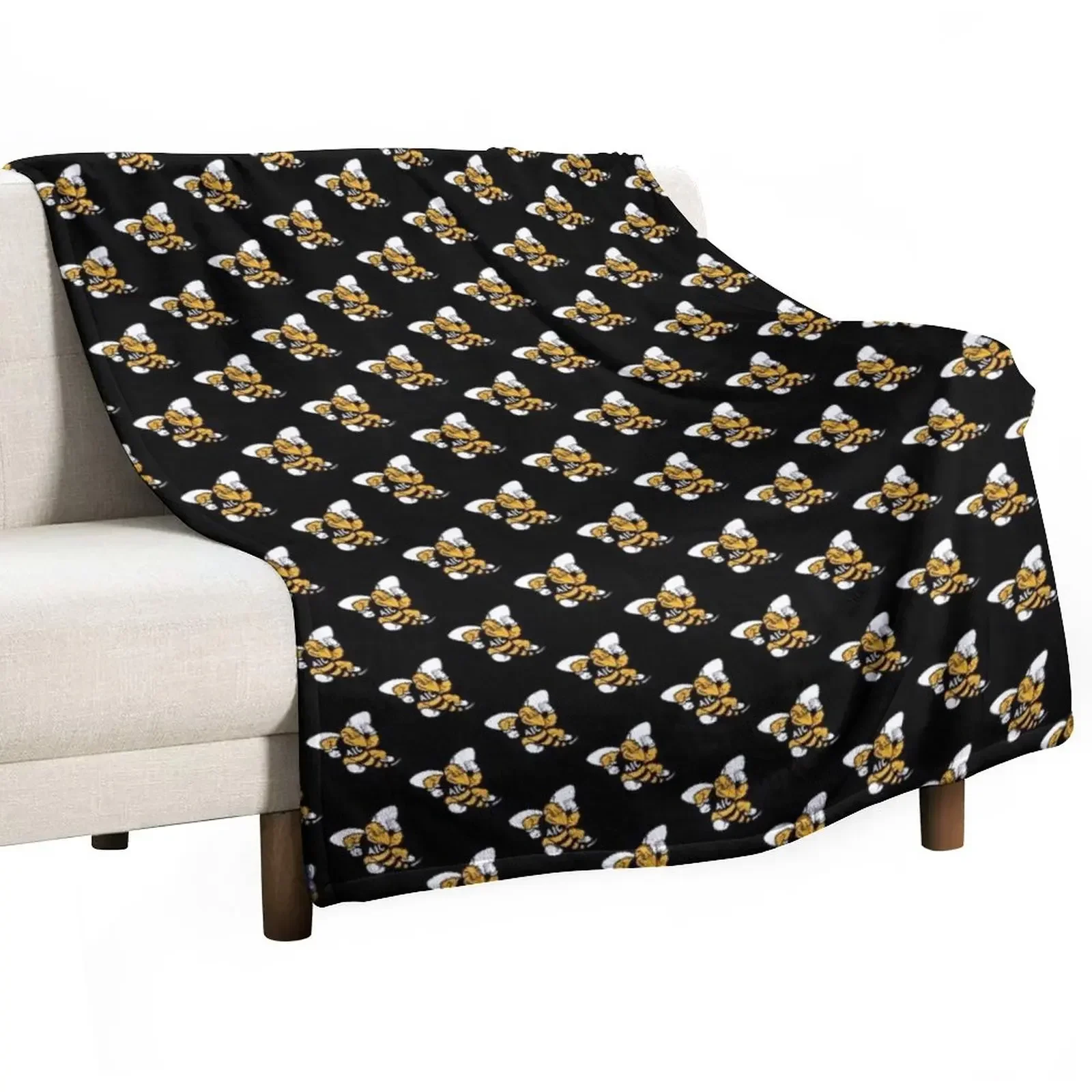The Randolph Macon Iconic Throw Coperta Mobile Divano Trapunta Coperte Morbide