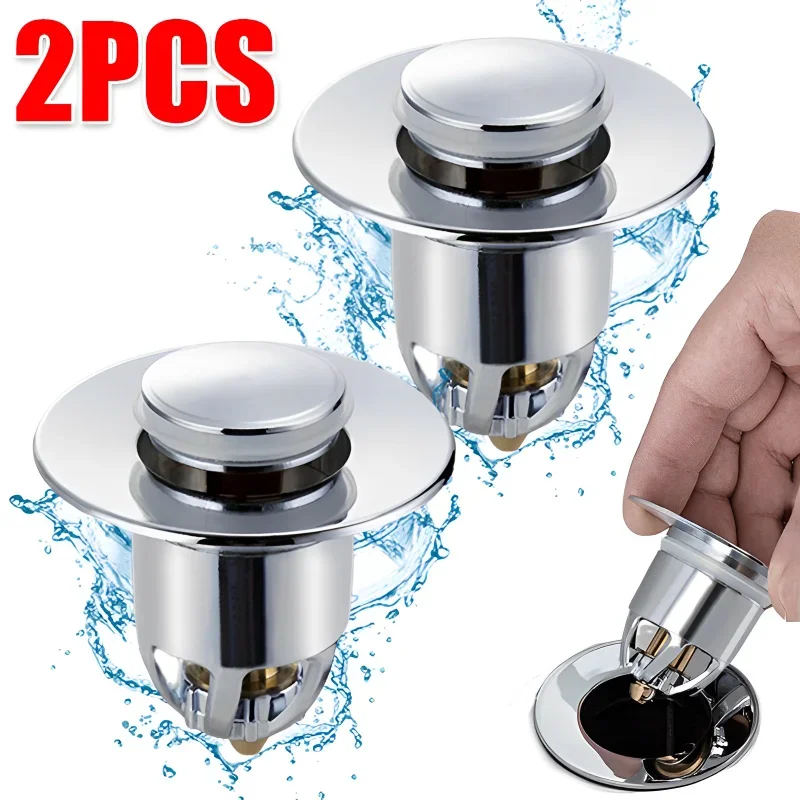 Universale In Acciaio Inox Pop-Up Bounce Core Basin Drain Filter Hair Catcher Doccia Lavello Filtro Tappo Da Bagno Strumento Da Bagno