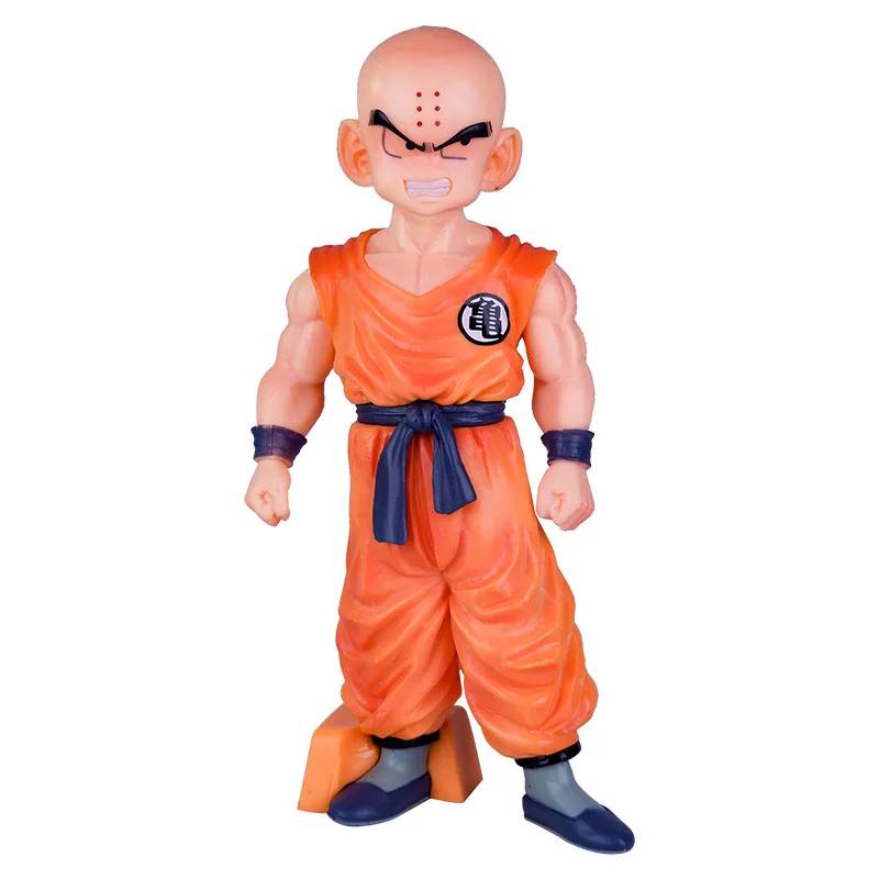 Anime Figure Krillin Dragon Ball Tenka Budokai Angry Krillin Warrior Condition Action Figure Pvc Model Toys Doll