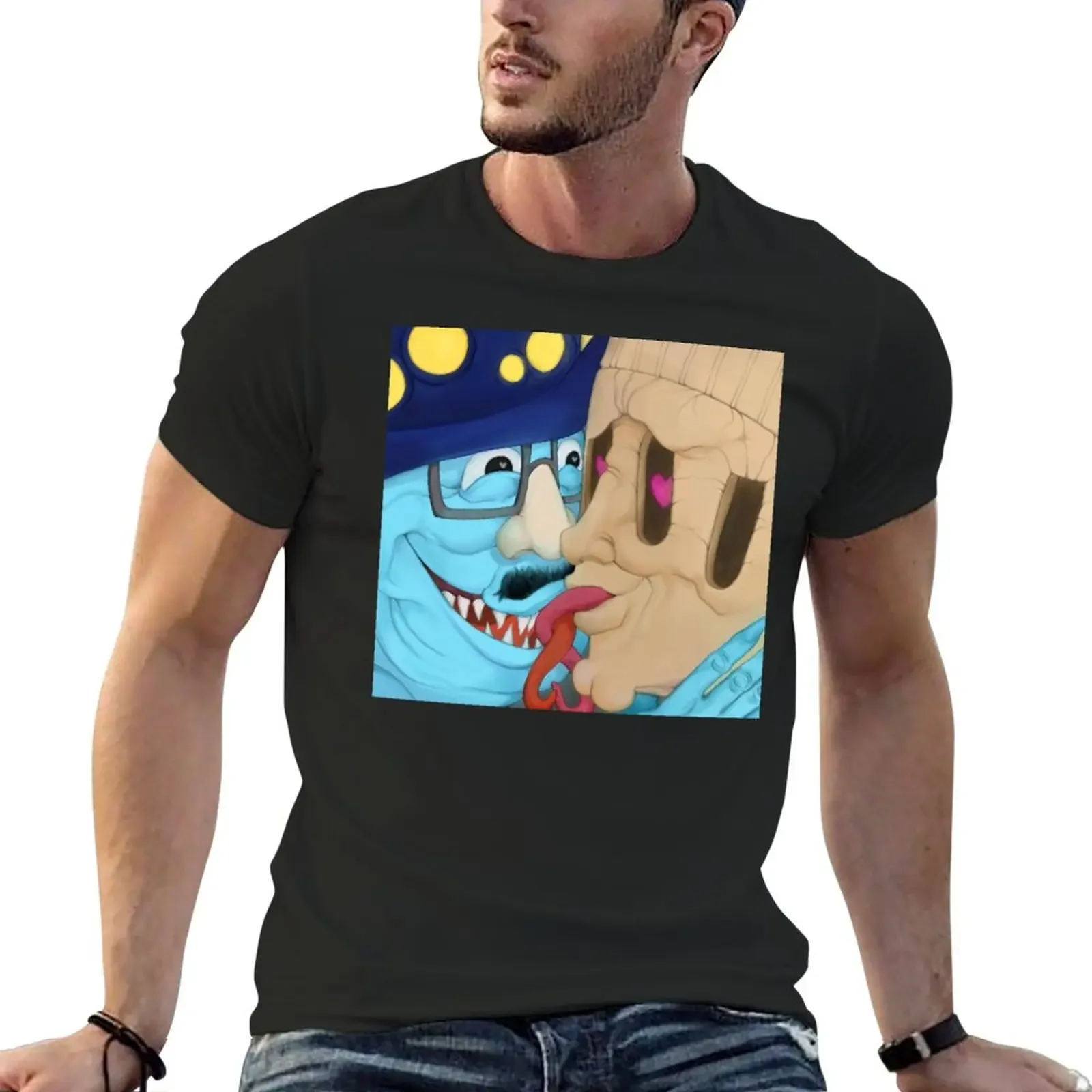 Gaucho Marks X Nexustentialism Hairness T-Shirt Summer Top Cute Clothes Boys Animal Print Shirt Plus Size Mens T-Shirt Pack