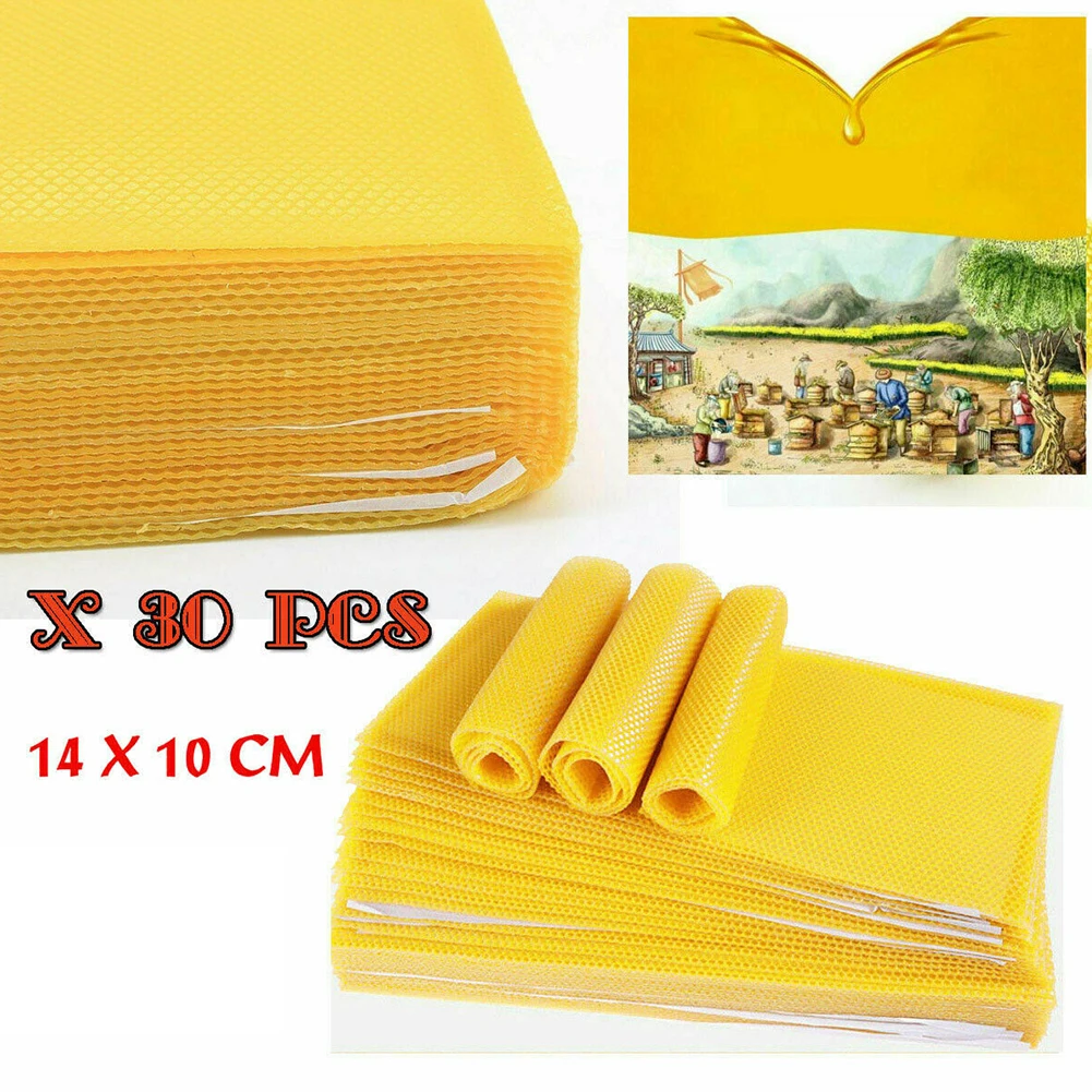 Bee Hive Wax Frames Mobili-Verniciatura Golden-Yellow Artigianato Miele X Giallo 354 Aroma A Nido D'Ape Conveniente