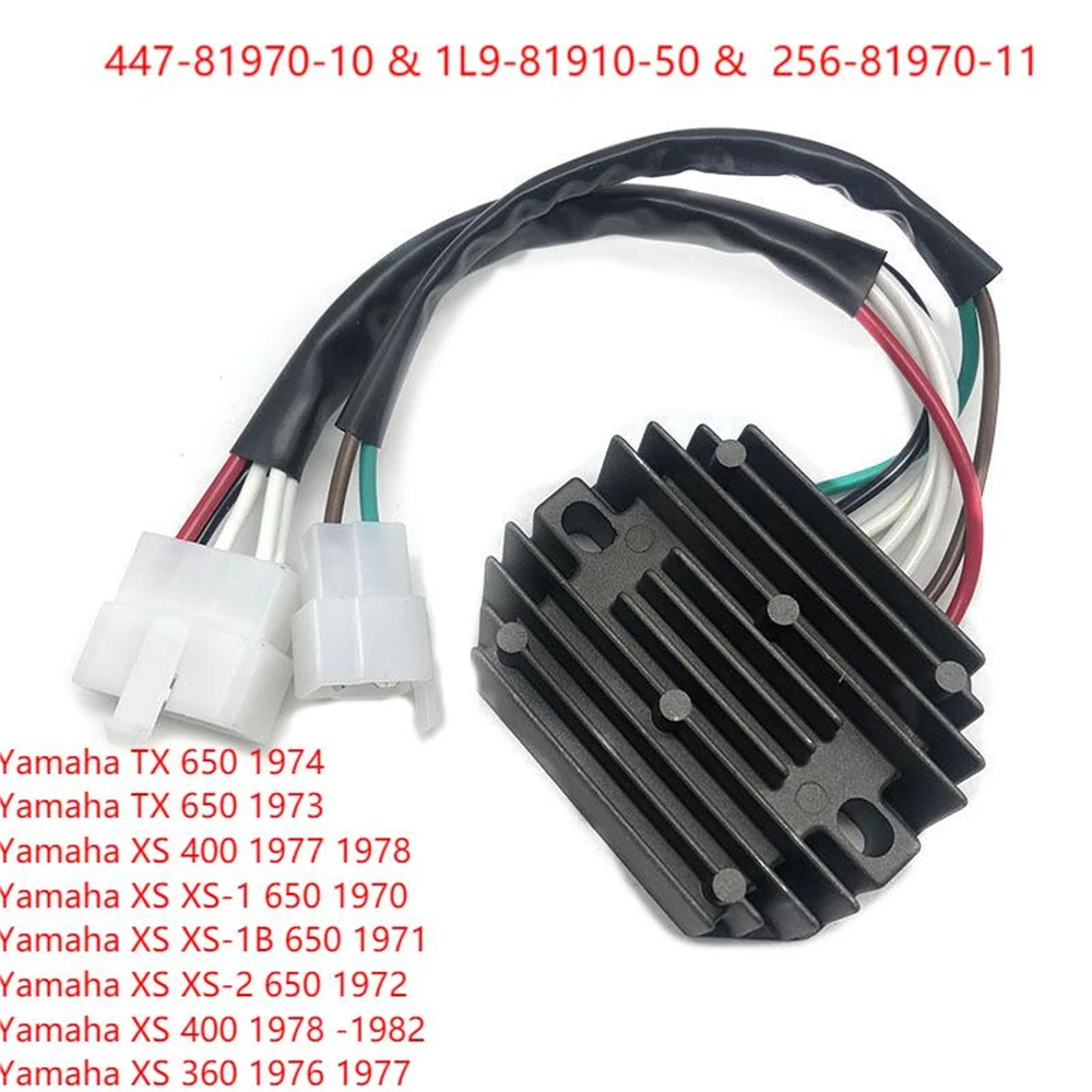 Raddrizzatore Del Regolatore Di Tensione Del Motore Per Yamaha Tx Xs Xs-1 Xs-1B Xs-2 650 Xs400 Xs360 447-81970-10 & Muslim& 256-81970-11