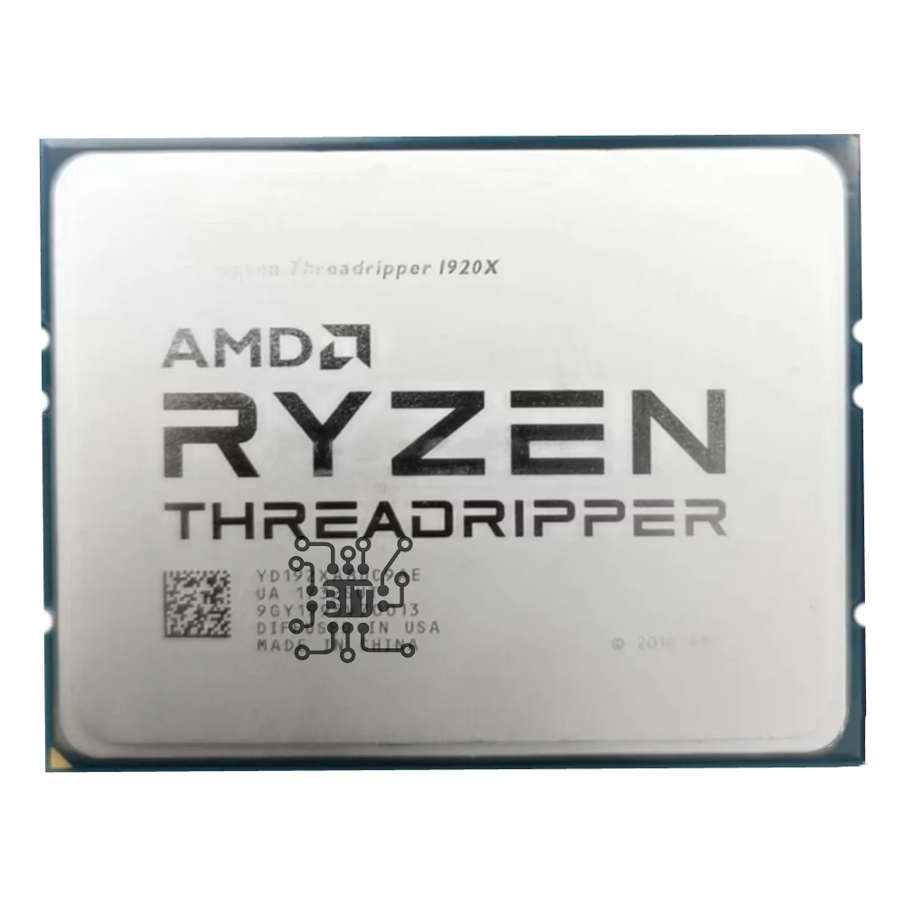Amd Ryzen Threadripper 1920X 3.5 Ghz Processore Cpu A 24 Thread 12 Core 180W Presa Muslimah Tr4