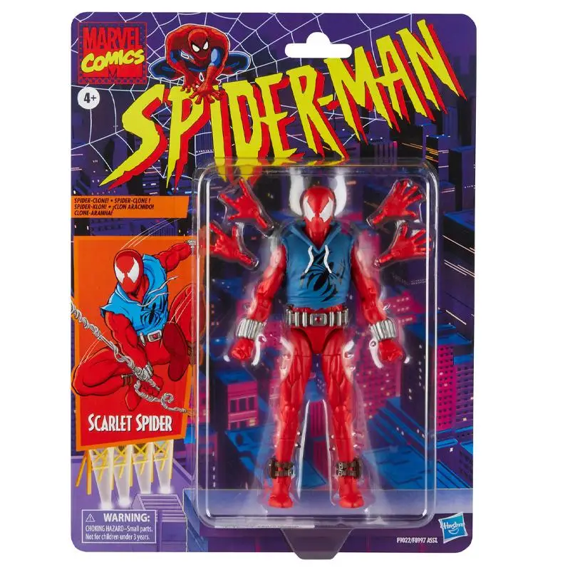 Y Marvel Legends Series Scarlet Spider-Man Comics Da Collezione Action Figure Da 6 Pollici Modello Da Collezione Regalo Giocattolo
