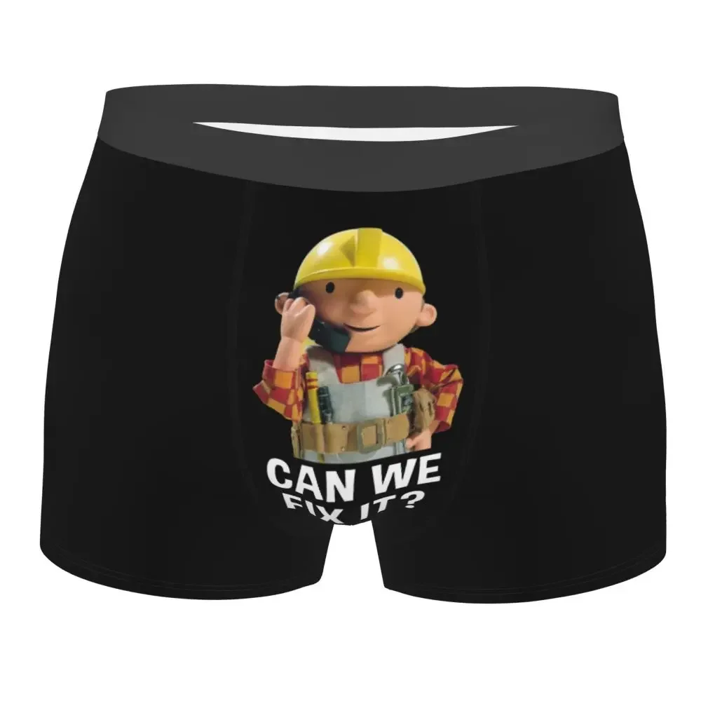 Men Bob The Builder Can We Fix It Underwear Hot Boxer Slip Shorts Mutandine Homme Mutande Morbide