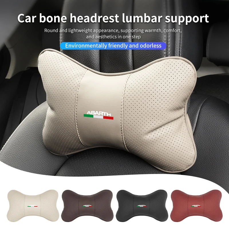 Poggiatesta Per Auto Cuscino Per Il Collo Memory Foam Accessori Morbidi Per Abarth 500 595 695 Punto 124 Spider Panda