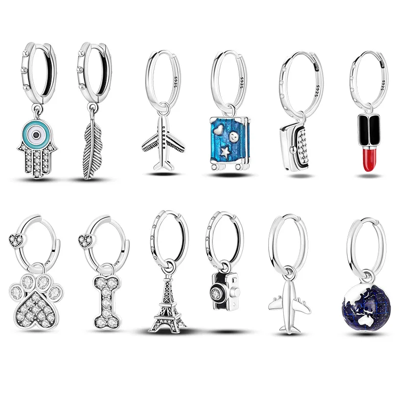 Plata Earring Of Ley Silver Color Earring Magic Eye And Conch Shell Earrings For Women Making Jewelry Gift Wedding Party