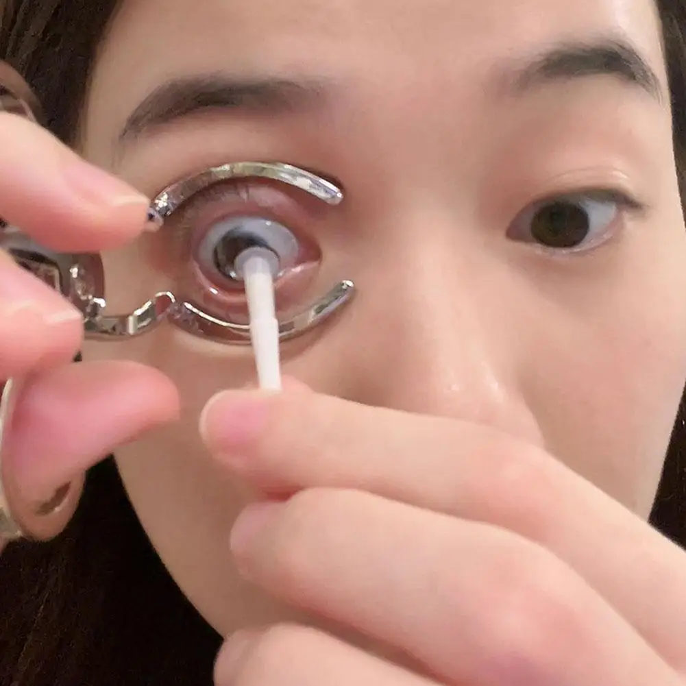 Lenti A Contatto Beauty Eye Assist Device Inserter Silver Portable Tool Indossando Aid Makeup Beauty Device Women Eye X1I9