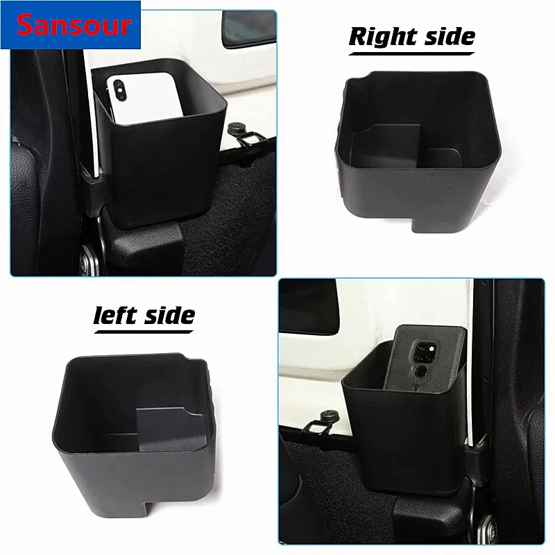 Sansour Staring Tidying Per Jeep Wrangler Jl 2018 + Car Rear Seats Storage Box Organizer Per Jeep Wrangler Jl 2018 + Accessori