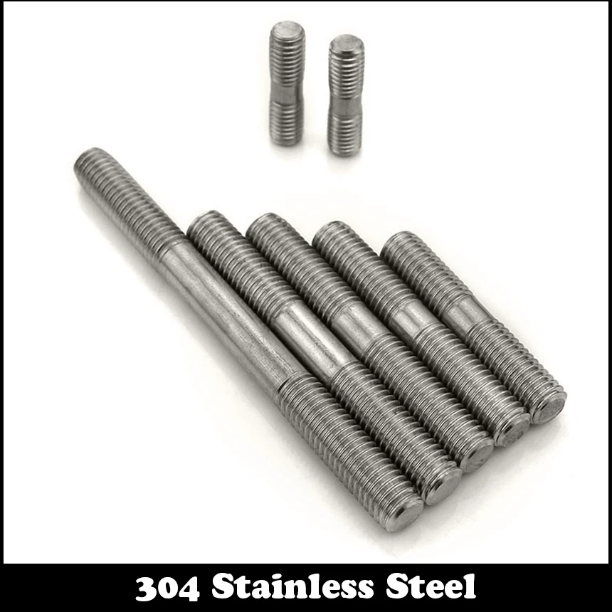 M16 M16 * 95 M16X95 M16 * 100 M16X100 M16 * 110 M16X110 304 In Acciaio Inox Ss Din835 Vite Senza Testa Doppio Fine Asta Filo Bullone Della Vite Prigio