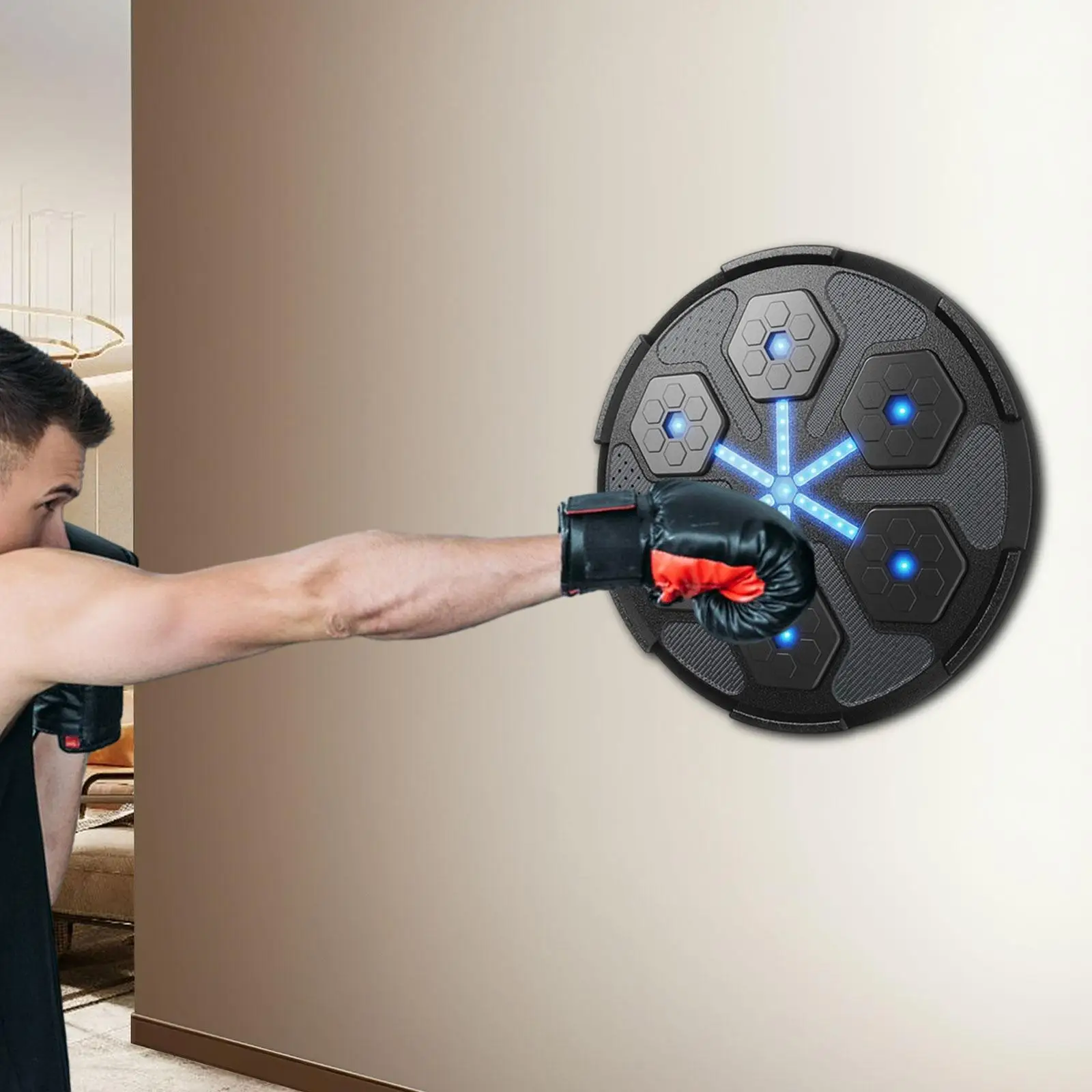 Music Boxing Machine Workout Karate Wall Mounted Rilassante Boxing Trainer