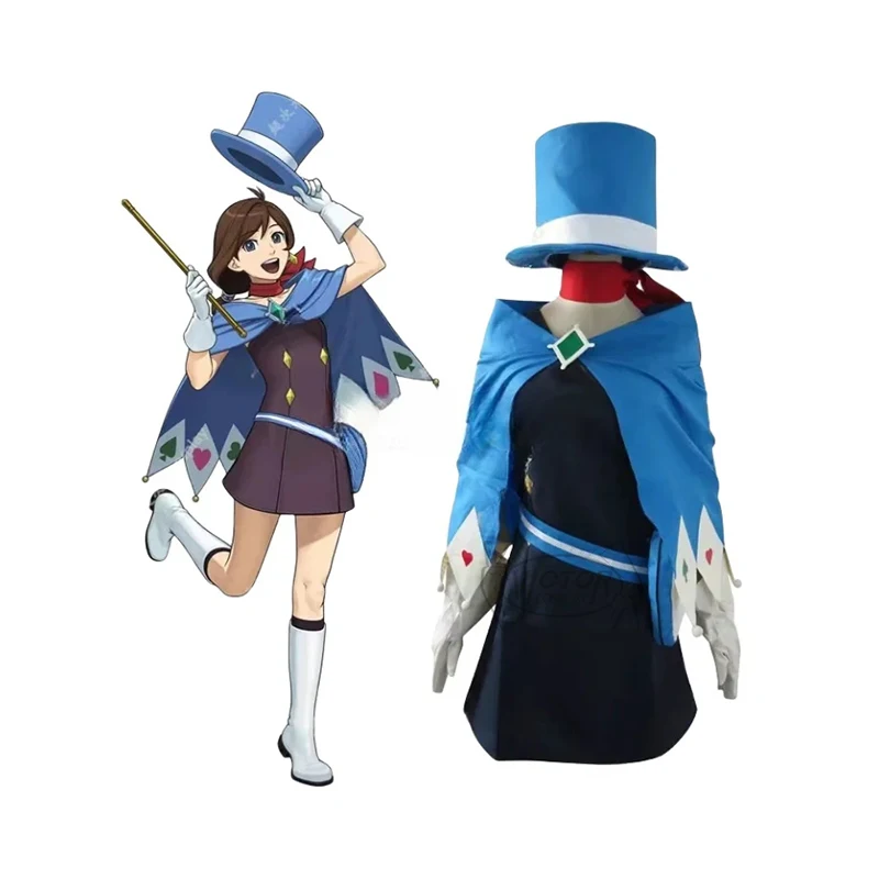 Gioco Ace Advocator Cosplay Phoenix Wright Gyakuten Saiban 4 Trucy Wright Costume Cosplay
