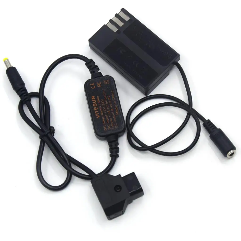D-Li109 Batteria Fittizia D-Dc128 Accoppiatore Cc + D-Tap Cavo Di Alimentazione Step-Down Per Pentax K-70 K-50 K-30 K-R K-2 K-S1 K-S2