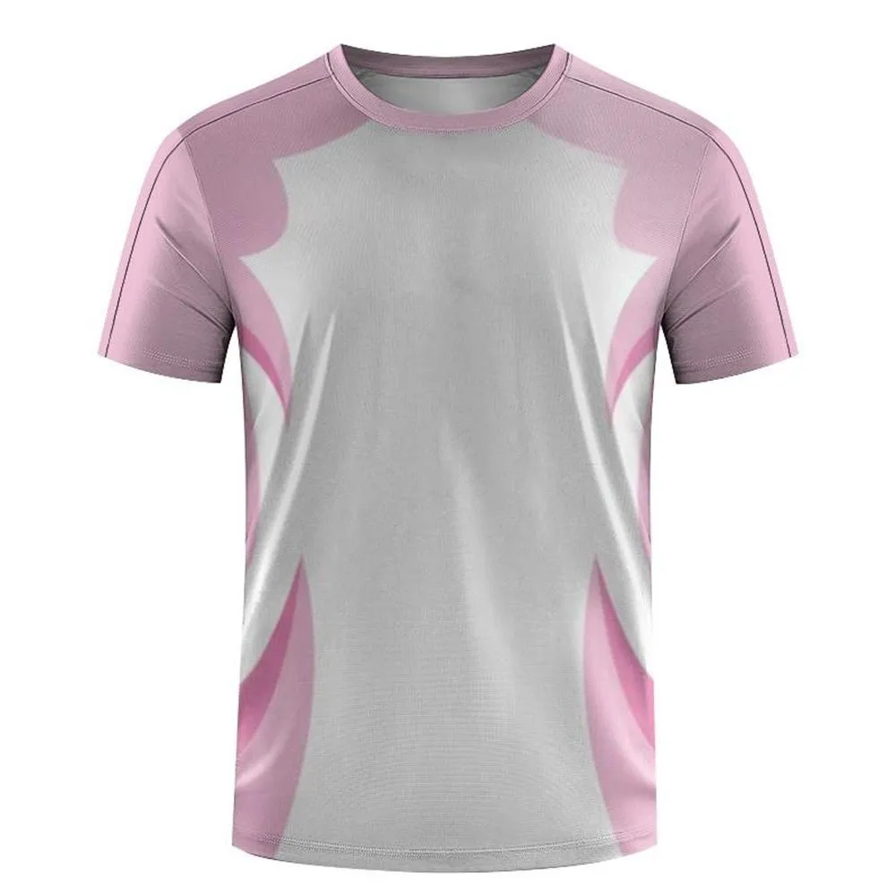 Fashion Simplicity Pattern Stampato Girocollo T-Shirt Da Uomo Per Il Tempo Libero Top Larghi Traspirante Confortevole Abbigliamento Sportivo Estivo Qu