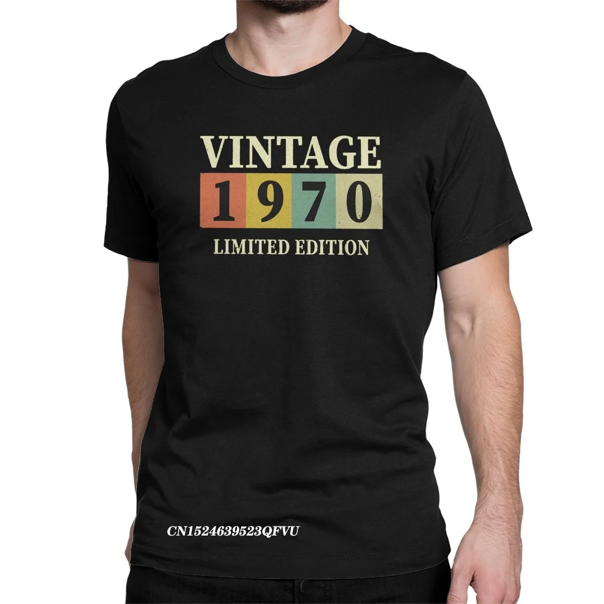 Uomo Vintage 1970 Limited Edition Top Magliette Born In 1970 Puro Cotone Top Vintage Harajuku Tee Shirt Regalo Di Compleanno T-Shirt