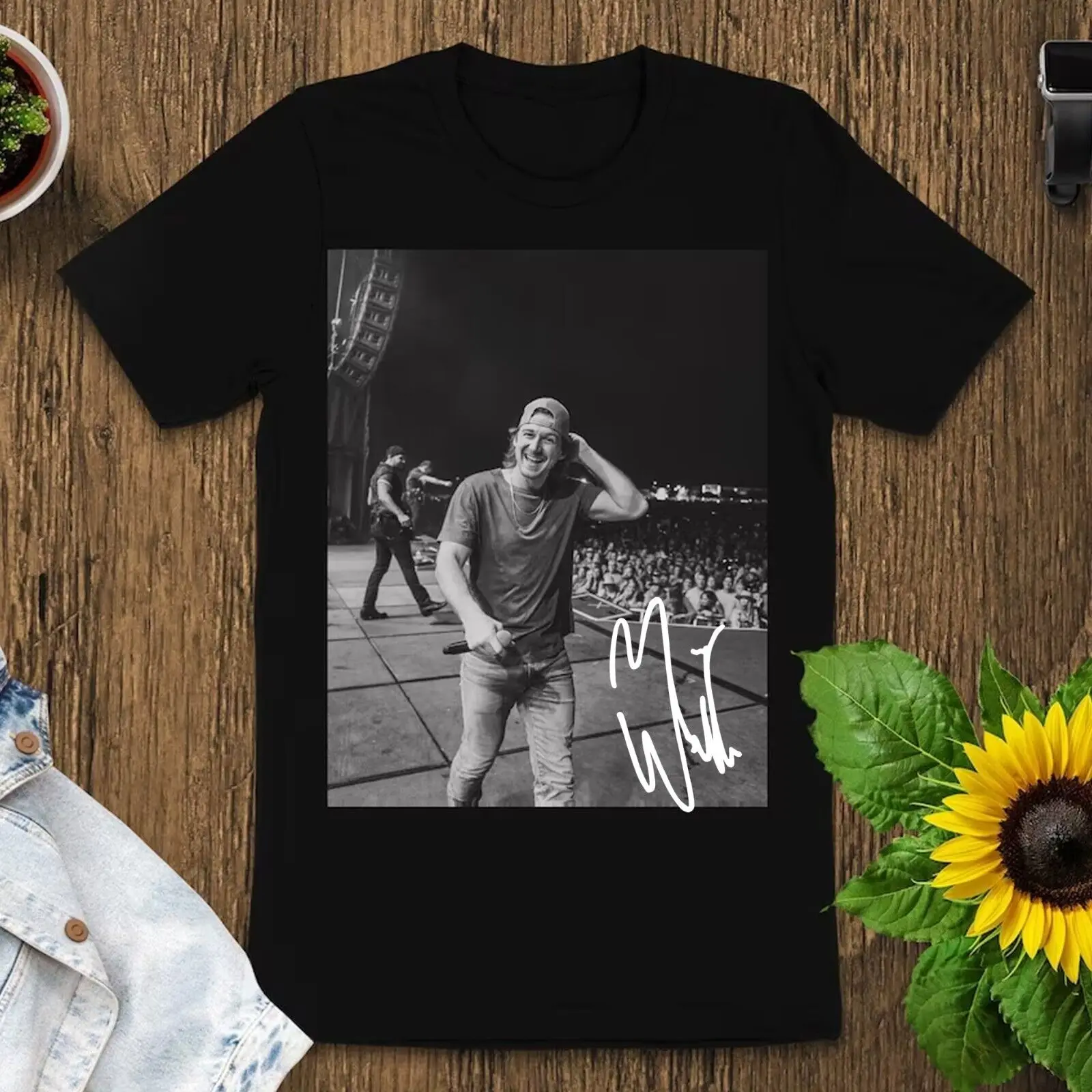 New Rare Morgan Wallen Shirt Country Cotton Men All Size T-Shirt 1 N3109