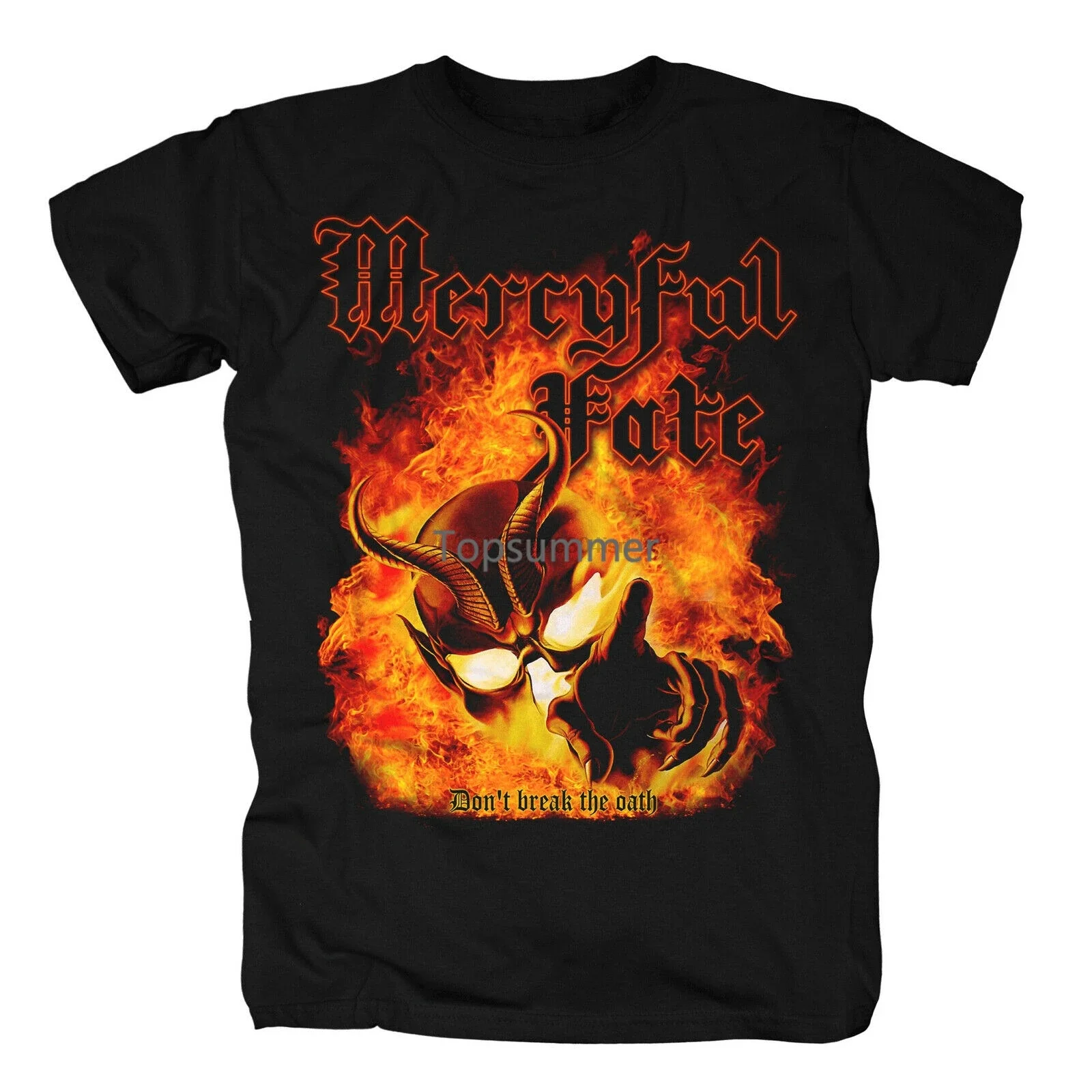 Mercyful Fate Dont Break The Profile Shirt S-Xxl T-Shirt In Metallo Pesante