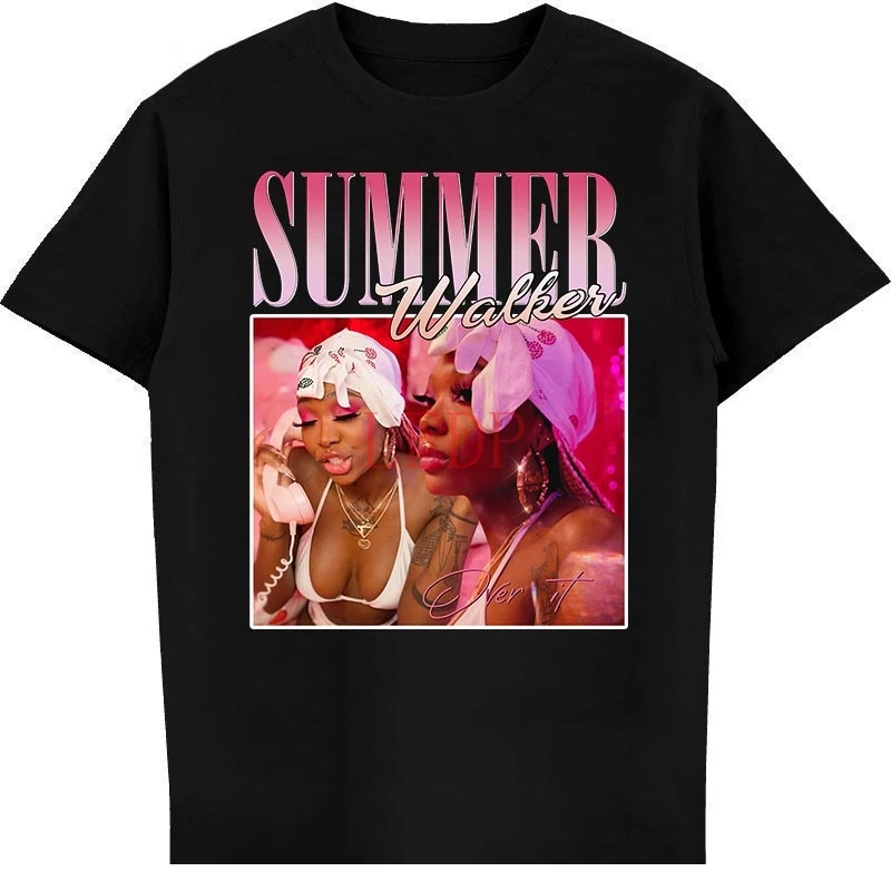 Summer Walker Over It Omaggio T Shirt Top Tee Retro Anni '90 Vintage