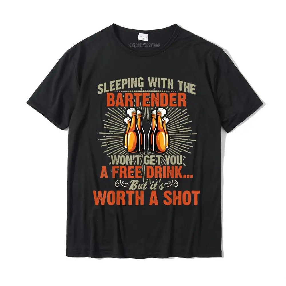 Dormire Con Barista Divertente Regalo Barista Uomo Donna T-Shirt T-Shirt Personalizzate Per Uomo T-Shirt In Cotone Estate Nuovo Design