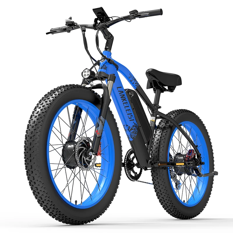 Dropship Eu Uk Stock Mg740Plus Bicicletta Elettrica Doppio Motore 48V 2000W 20Ah 26X4.0 Pollici Fat Tire Mountain Road Bike