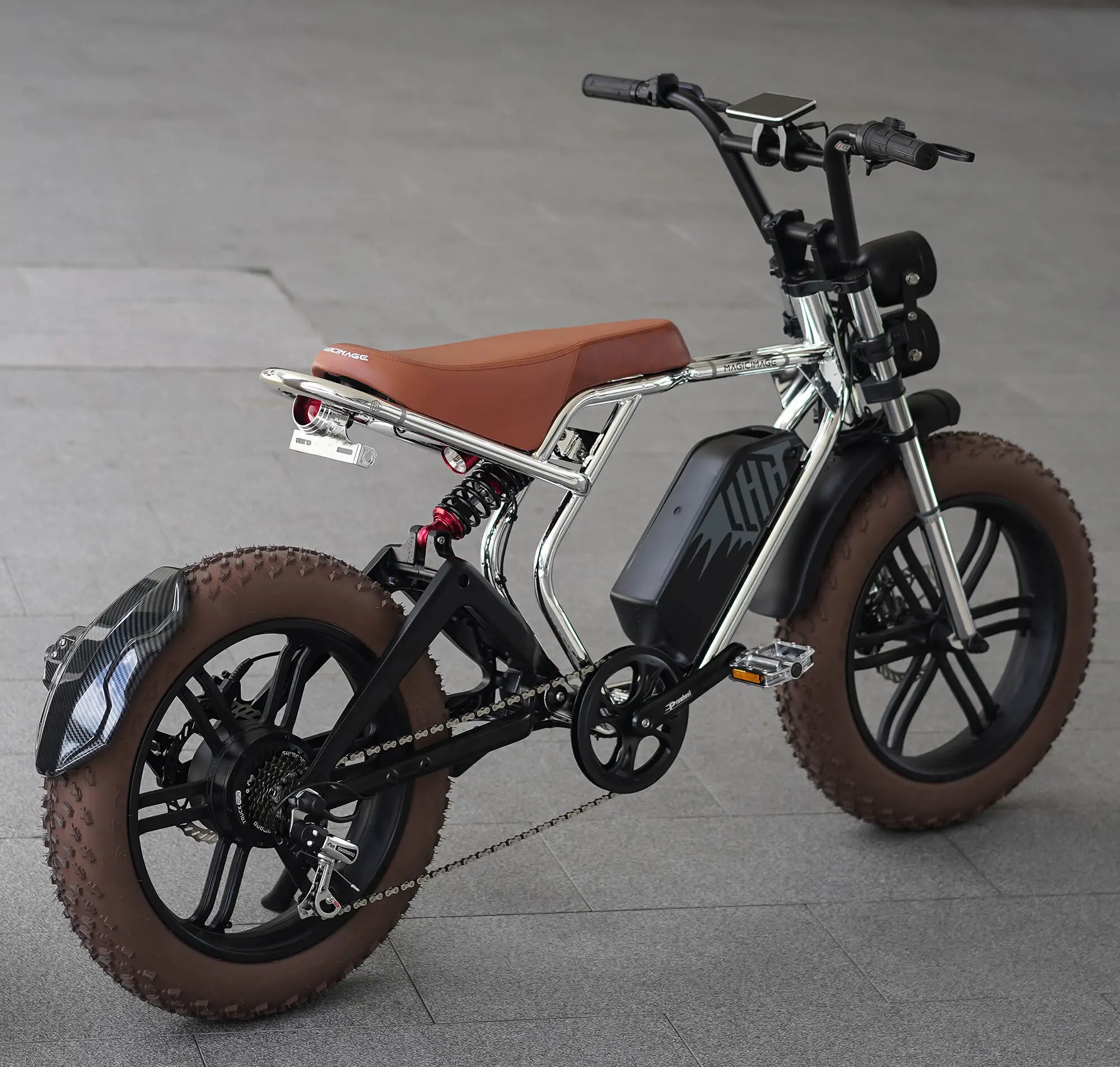 Oem All'Ingrosso 45 Km/H Mountain Bike Elettrica Truckrun 500W 48V Ad Alta Potenza E-Bike Fat Tire Bicicletta Elettrica Per Adulti