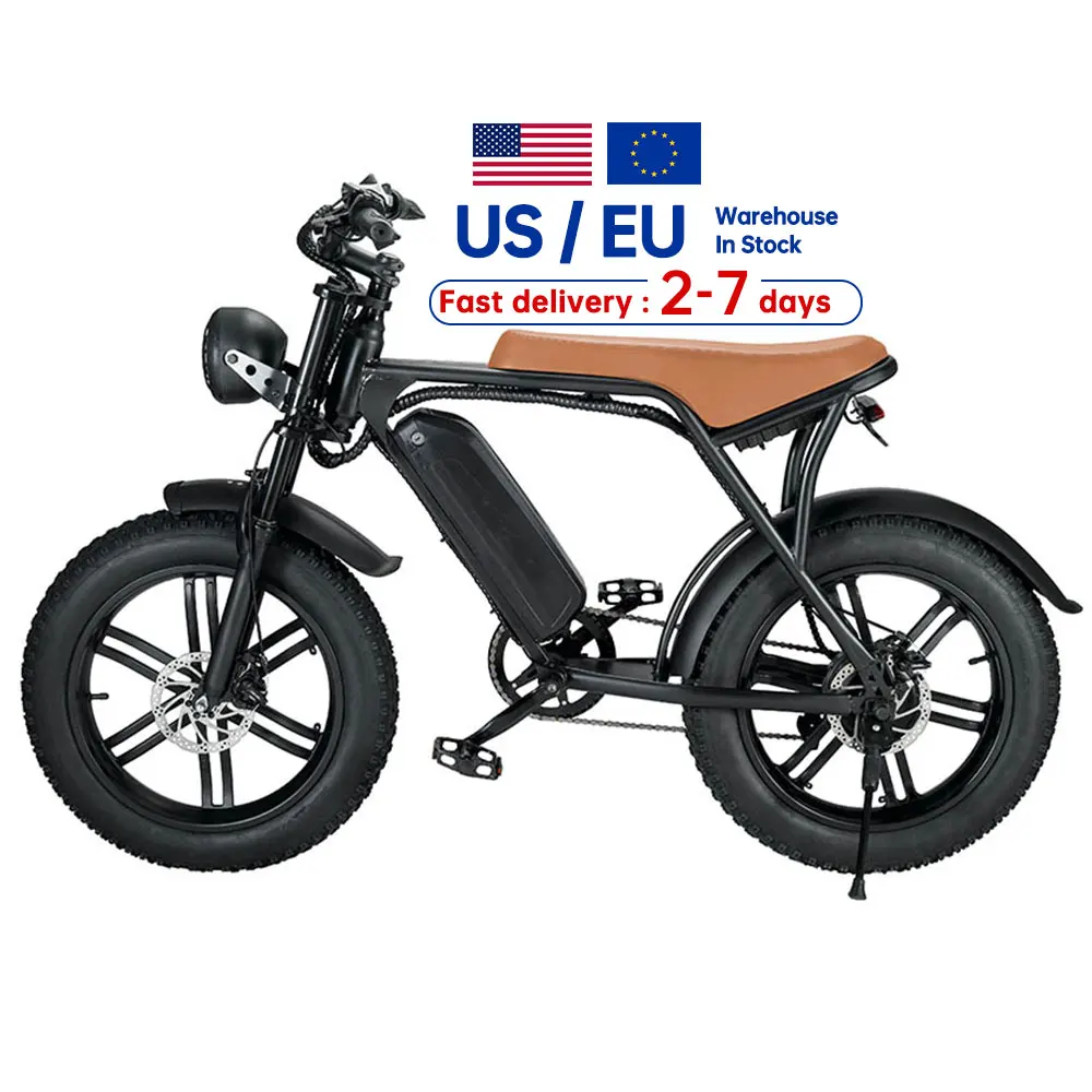 Eu 48V 1000W E-Bike Ebike Ouxi V8 Bici Elettrica Fat Tire Vlo De Ville Lectrique Bicicletta Elettrica Da Montagna Per Adulti