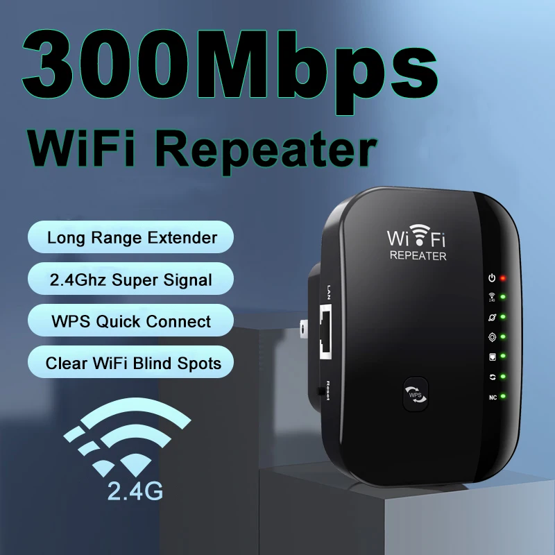 Ripetitore Wifi Wireless 300Mbps 2.4Ghz Ripetitore Di Rete Expander Range 802.11N/B/G Wireless Wifi Ripetitore Booster Access Point