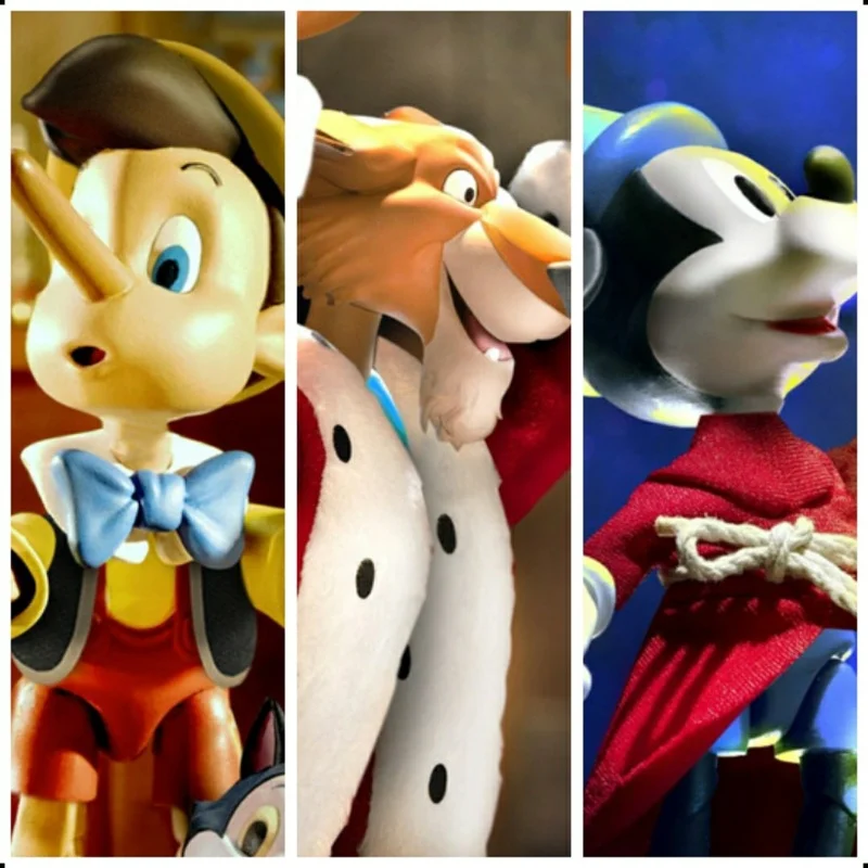 Spot Super7 Disney Classic 1St Wave 6 Pollici Pinocchio Master Apprinter Mickey John Prince