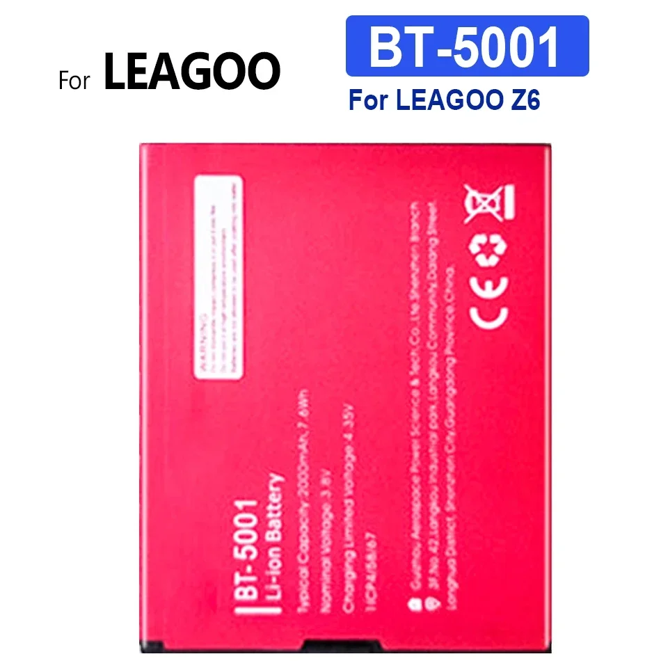 Batteria 2000Mah Bt-5001 Per Leagoo Z6