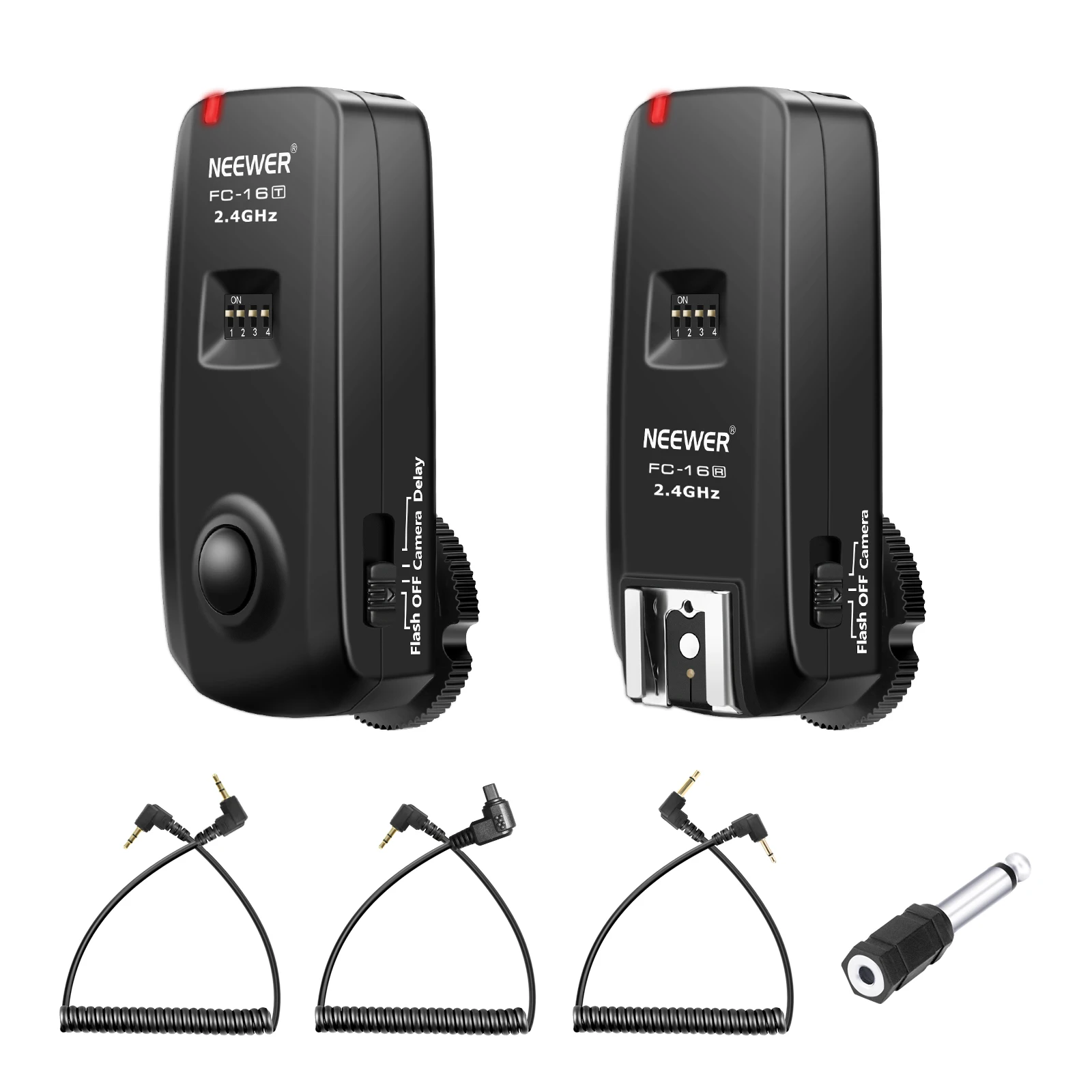 Neewer 3-In-1 Wireless Trigger + Otturatore Remoto Come Godox Fc-16 Per Canon O Nikon