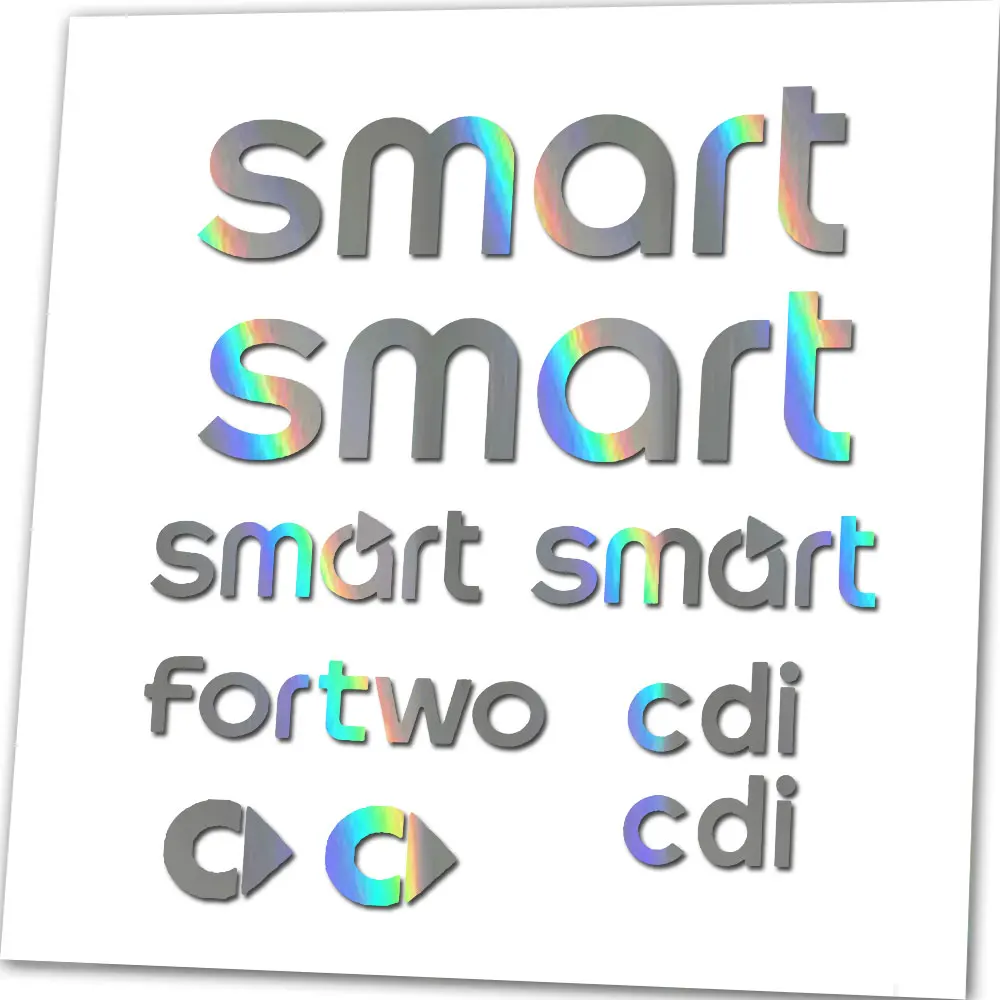 Per Smart Car Fortwo Forfour Cdi Stickers Tuning Logo Decalcomanie Mercedes Sticker Kit