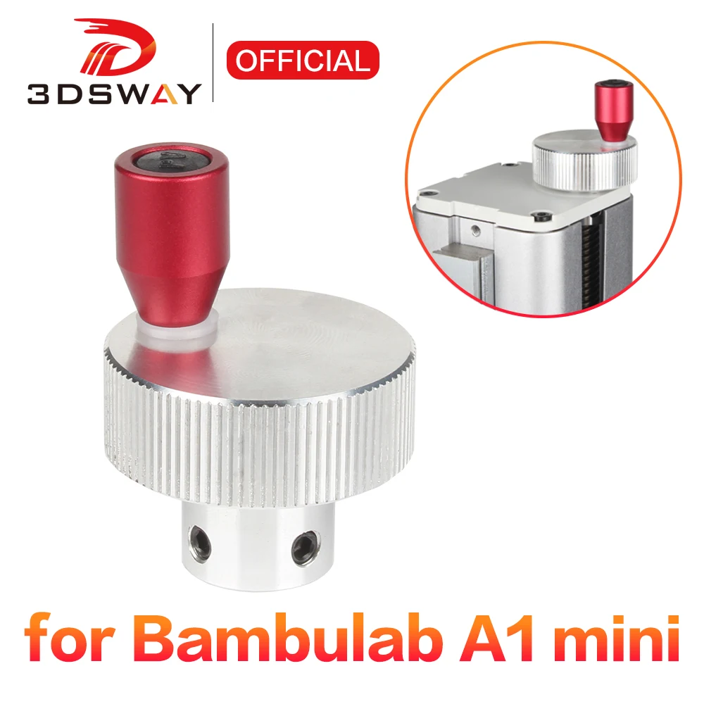 Parte Della Stampante 3D 3Dsway Per Bambu Lab A1 Mini Upgrade Hotend Z Axis Hand Twist Screw Nut T8 Connettore Di Accoppiamento Haft Shaft Accoppiator