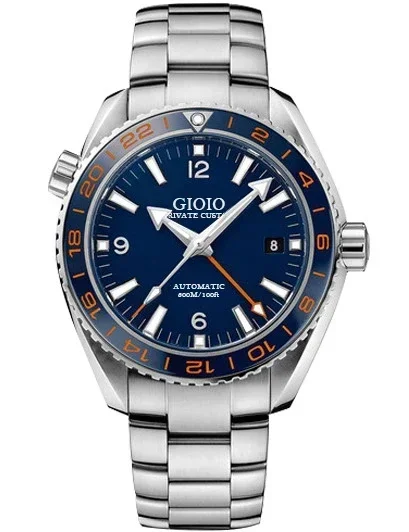 Luxury New Men Automatic Mechanical Gmt Watch Orologi Sportivi In Ceramica Nera