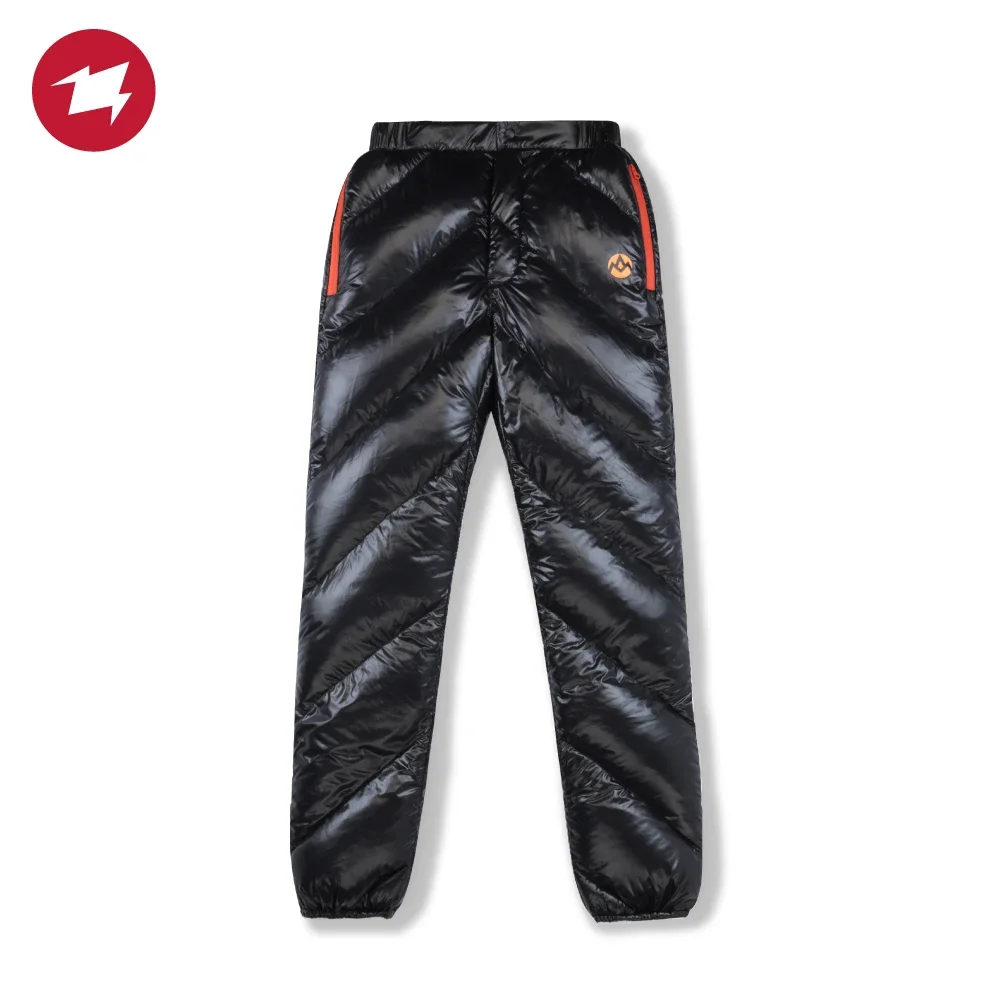 Aegismax Unisex Outdoor Camping Winter Warm Ultralight Goose Down Pants 800Fp Hking Pantaloni In Nylon Impermeabile