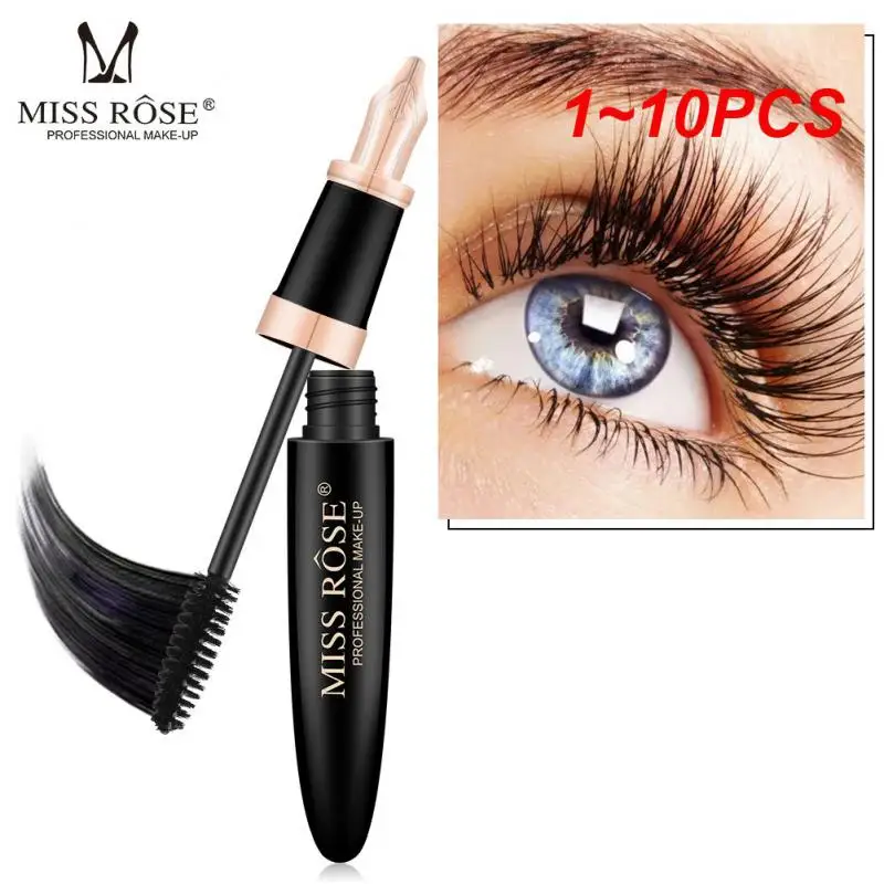 1 ~ 10 Pezzi Mascara Impermeabile Nero Rosa Mascara Arricciato Naturale Spesso Mascara Nuovo Di Lunga Durata Impermeabile Spesso