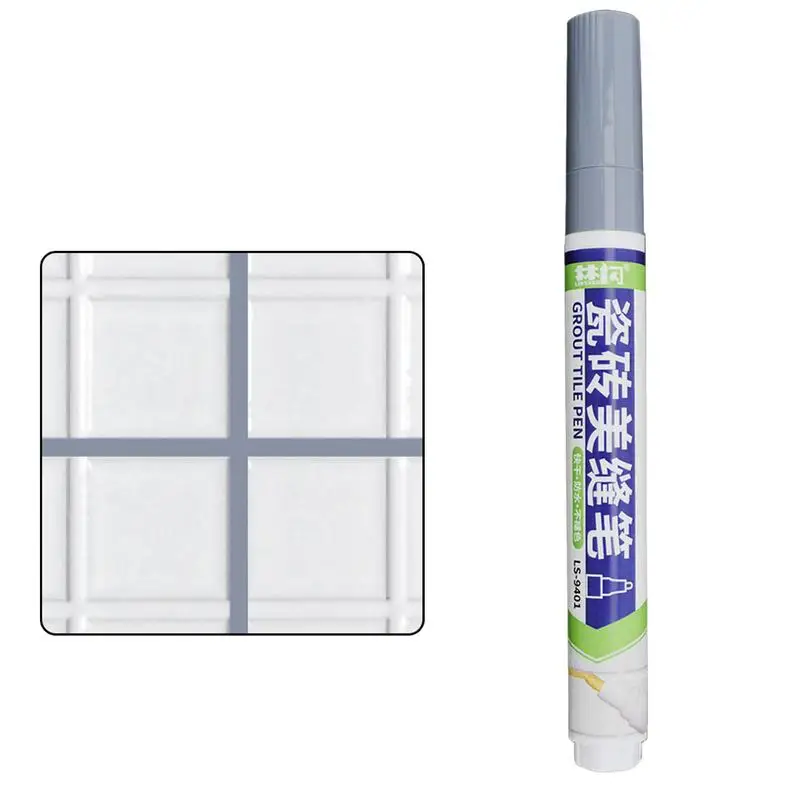 Penna Color Malta Waterproof Grout Restaurer Pen Paint Quick Dry Cleaner Agents Paint Wall Seam Color Pen Per Piastrelle Del Soggiorno