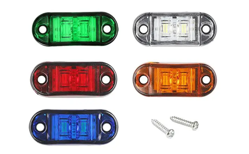 Luci Stroboscopiche Per Veicoli Spia Luminosa A Led Luci Per Camion Luci Per Auto Urgente Lampada Laterale 12V/24V Luci Di Segnalazione Impermeabili P
