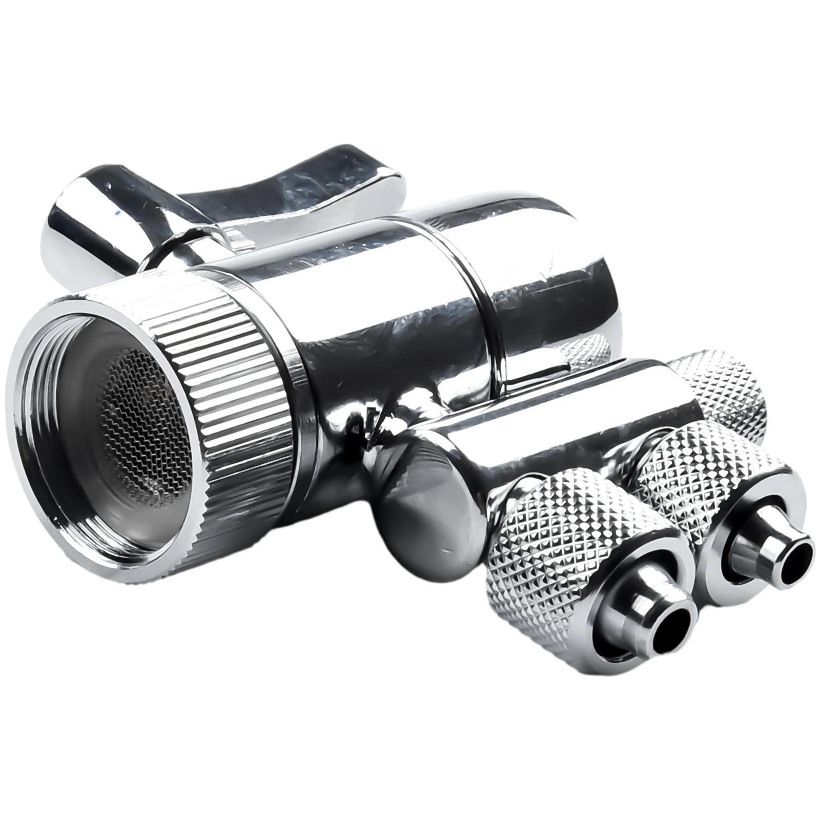 Valvola Deviatrice Filtro Rubinetto A Due Vie 3/8 \ "5/16 \" Out Per Connettore Rubinetto Espring Per Diversione Acqua Per Contatore