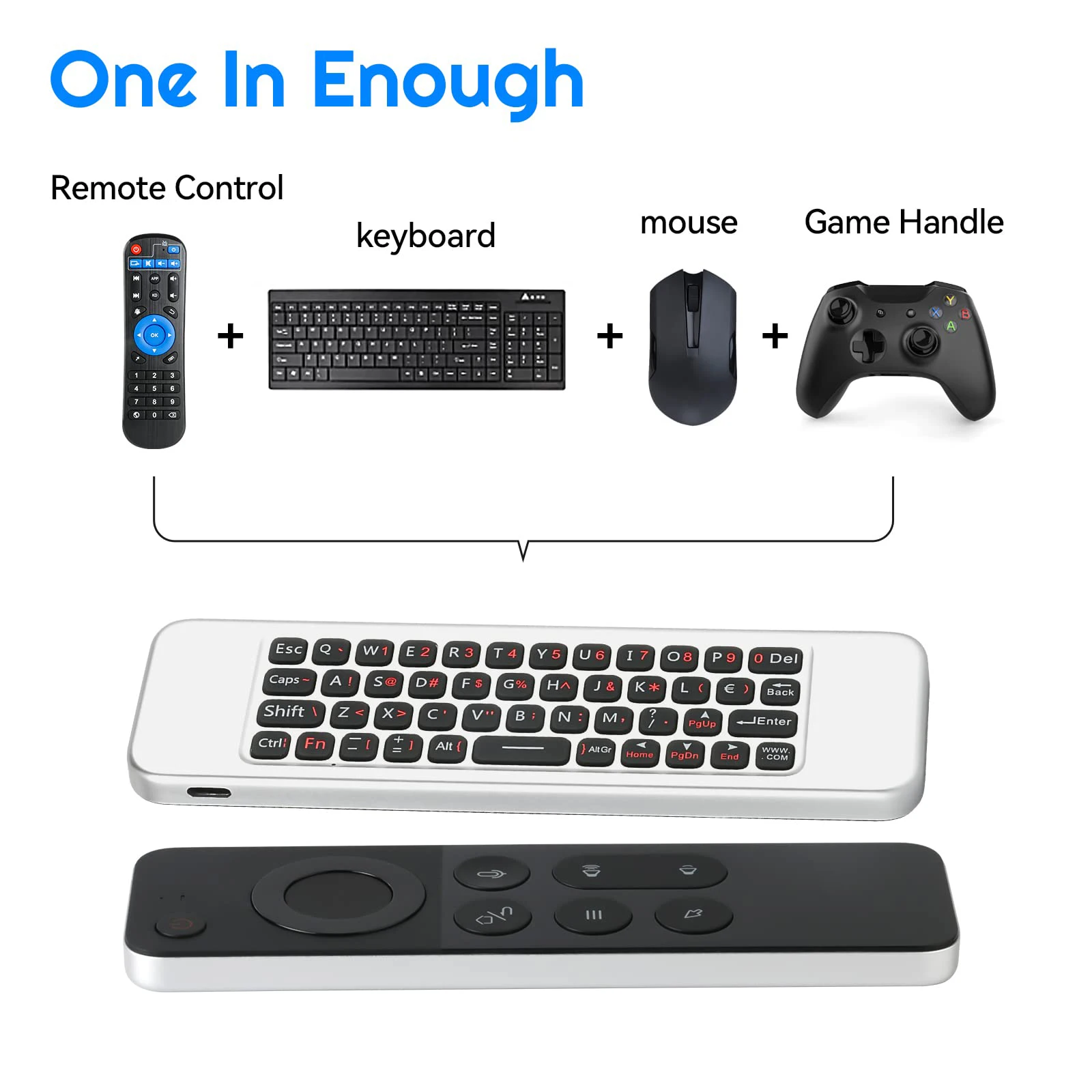 W3 2.4G Wireless Air Mouse Giroscopio Ir Learning Smart Voice Remote Control Mini Tastiera Con Ricevitore Usb Per Android Tv Box