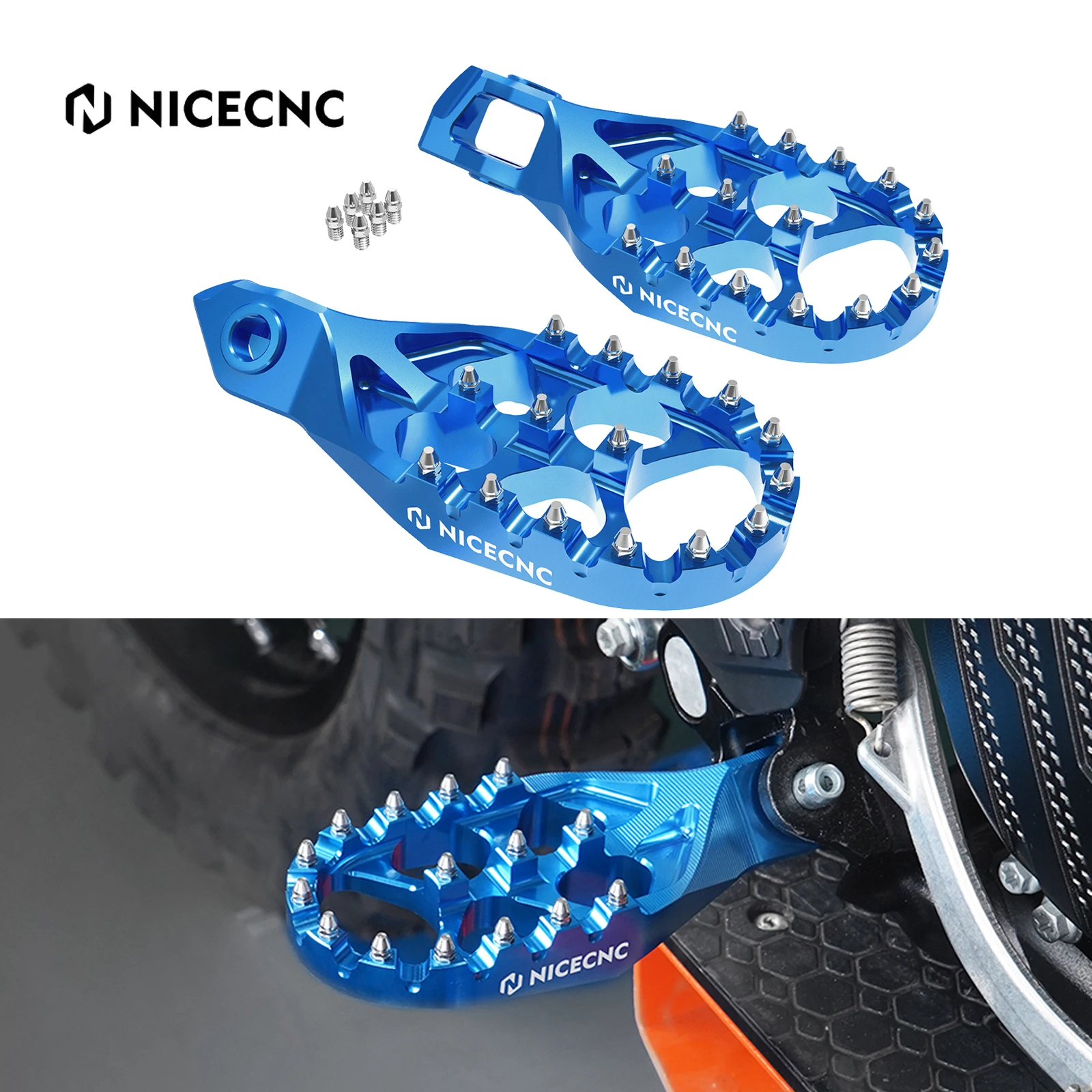 Pedane Forgiate Per 2024 Ktm Exc 300 Exc Excf Xcw 125-500 Per Husqvarna Te300 Te250 Te Fe 125-501 Gasgas Ec300 Ec Ecf Mc Mcf
