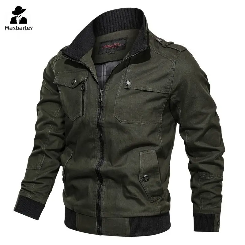 Primavera Autunno Giacca Uomo Cotone Giacca A Vento Cappotto Bomber Scarico Tattiche Da Uomo Giacche Uomo Cargo Giacca Casual Abbigliamento Uomo 2022