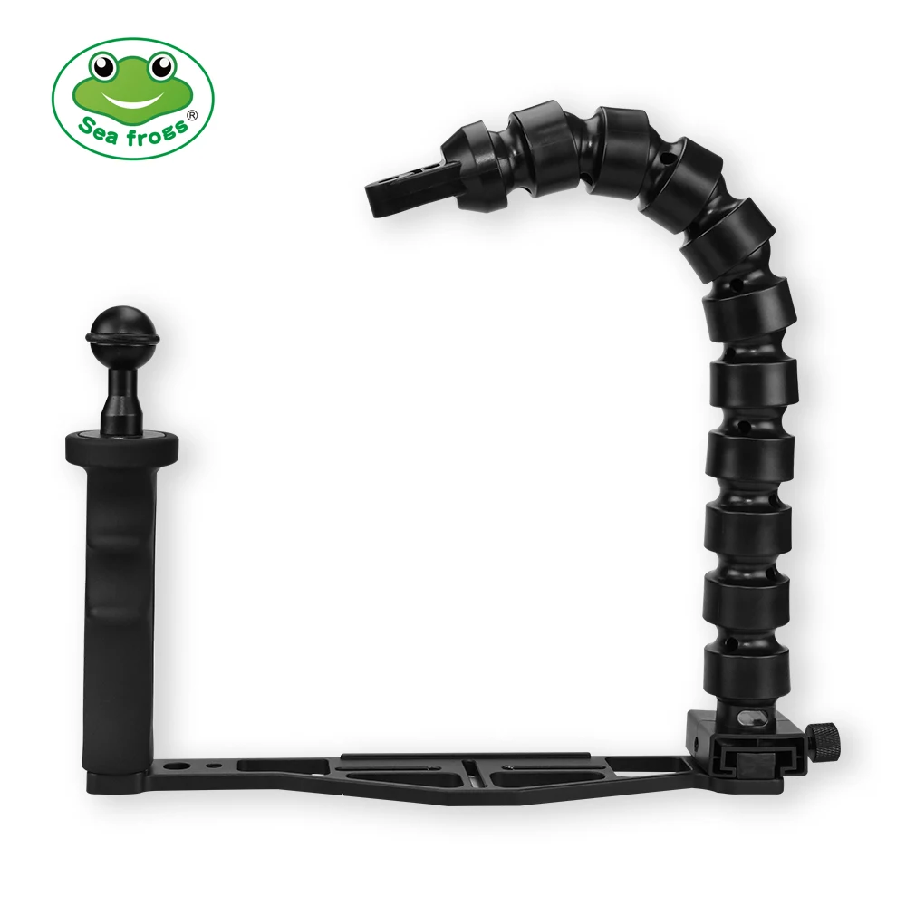 Seafrogs Diving Loc Line Snake Flex Arm Maniglia Vassoio Per Rx100 Tg5 Tg6 Gopro Camera Housing Supporto Portatile Stabilizzatore Fotografico