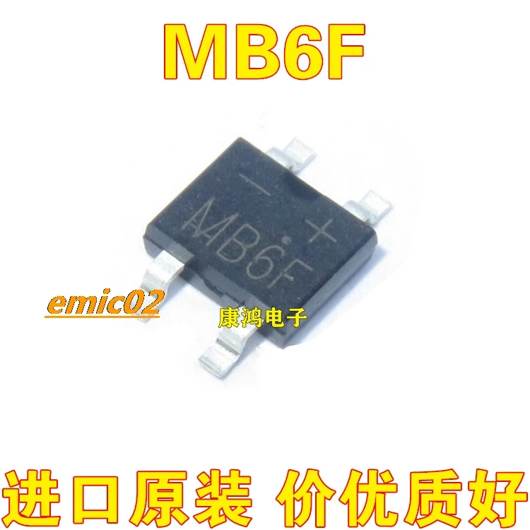 Stock Originale Mb6F 600V 0.8A Mb-F(100)