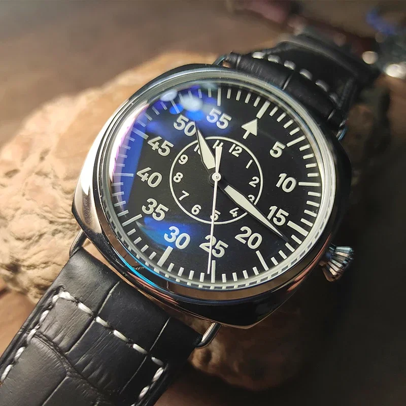 Orologio Da Uomo Jinggong Vh31 Cronometro Puntatore Impermeabile Forte Orologio Luminoso Automatico Orologio Pilota Saphire 5Bar